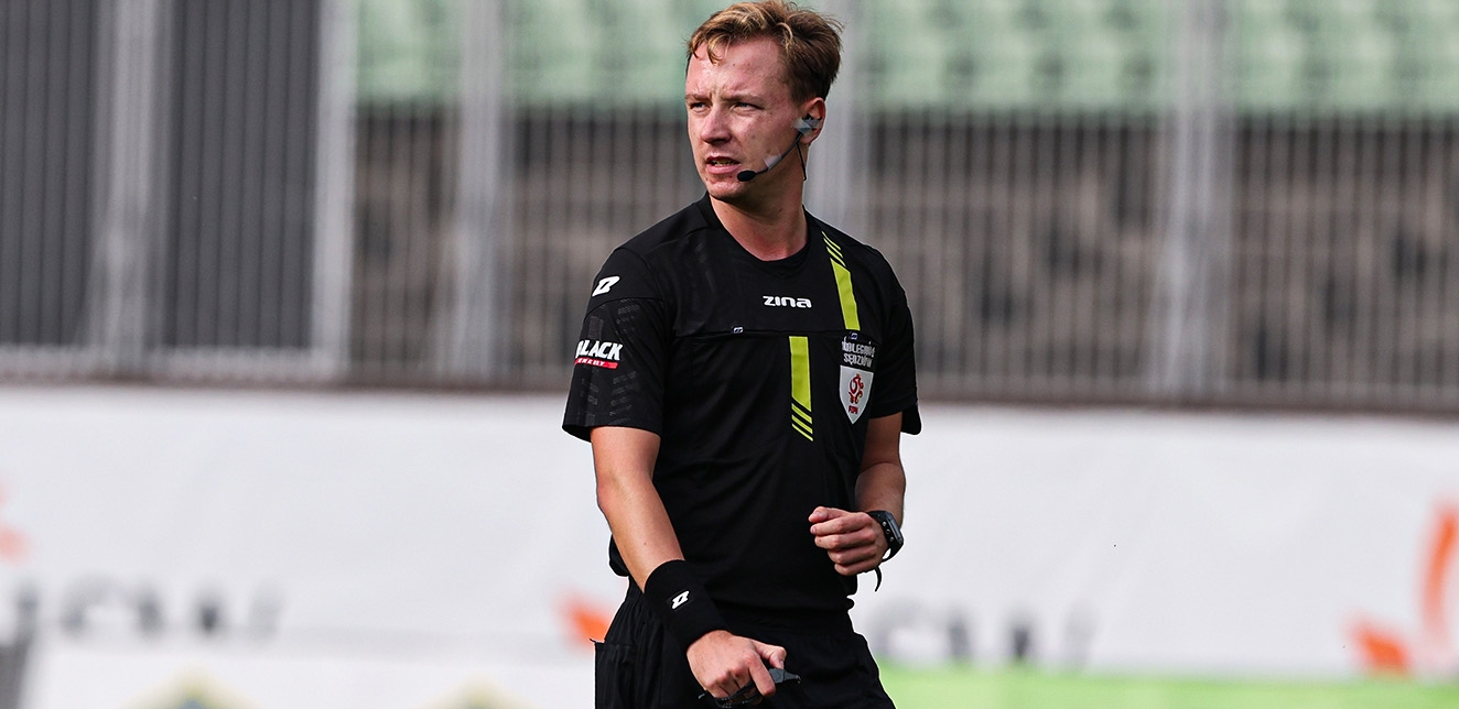 Aleksander Kozieł sędzią meczu Warta - GKS 